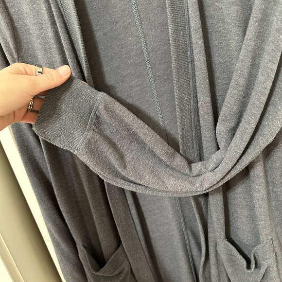 Sonoma Long Sleeve Gray/Blue Cardigan Size M - Picture 4 of 5